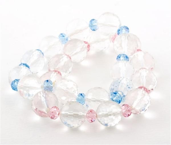 Spearmint Rose Crystal Drop Bracelets