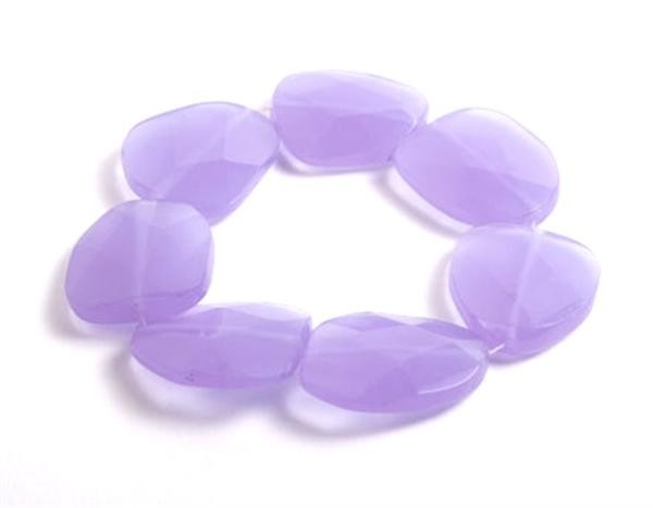 Violet Cream Quartz Bracelet